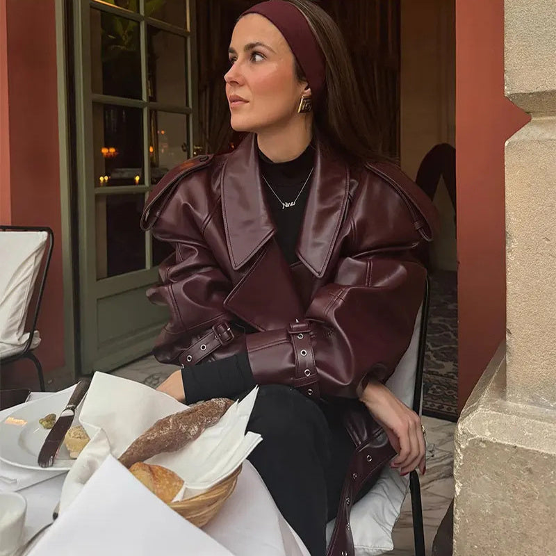 Veste en cuir, tendance