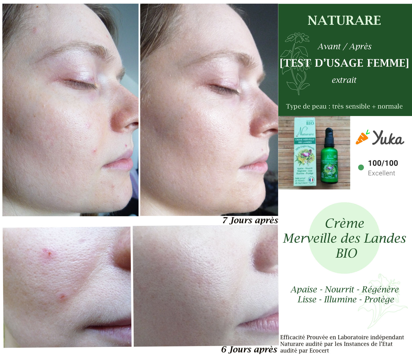 Soin régénérant Crème anti-âge hydratante Made in France